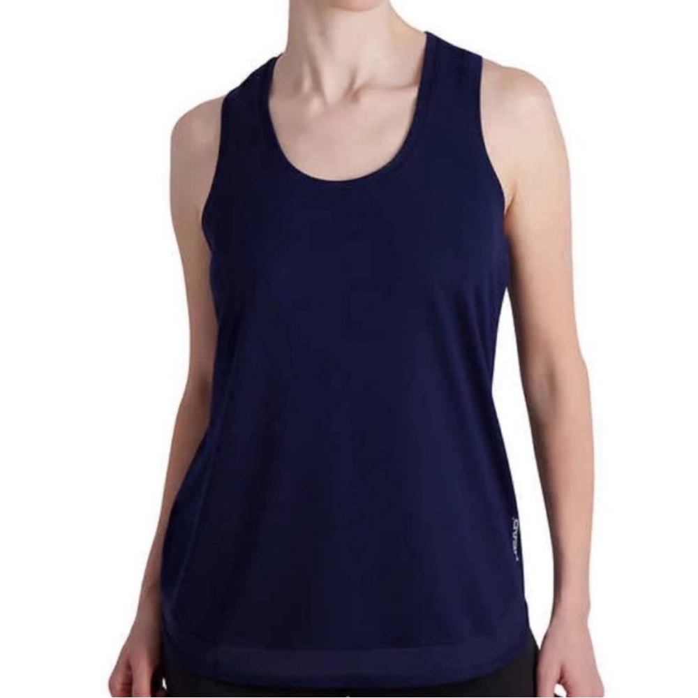 Head active tank, racerback - navy blue